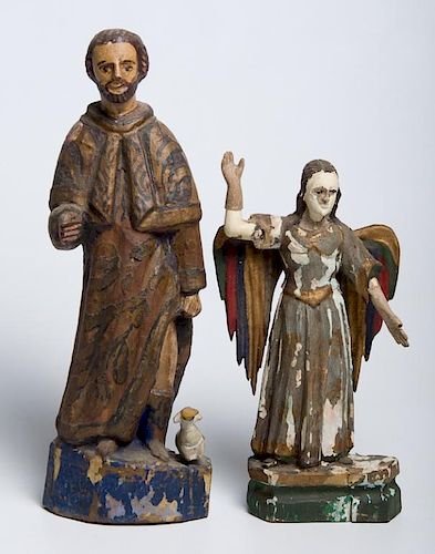 EARLY LATIN AMERICAN CARVED WOOD