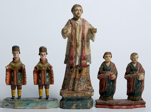 EARLY LATIN AMERICAN CARVED WOOD