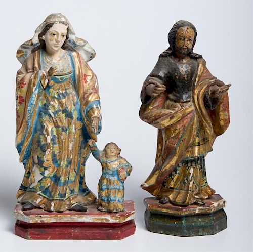 EARLY LATIN AMERICAN CARVED WOOD