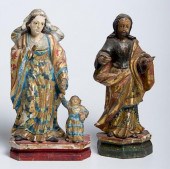EARLY LATIN AMERICAN CARVED WO