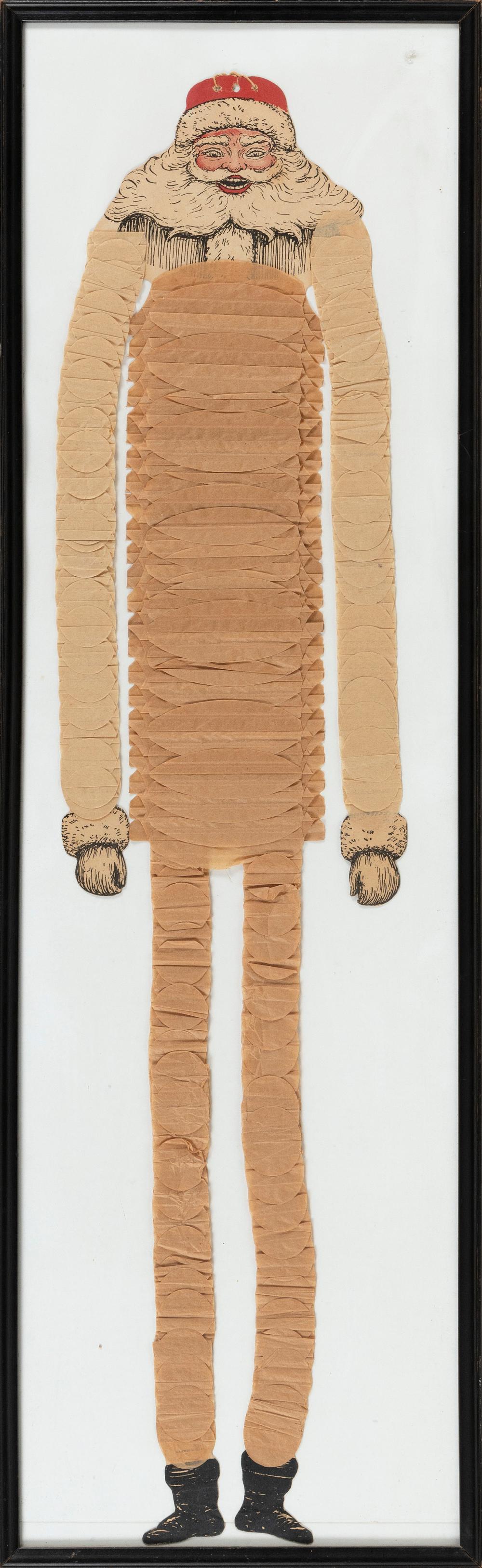 EARLY LITHOGRAPH AND CREPE PAPER