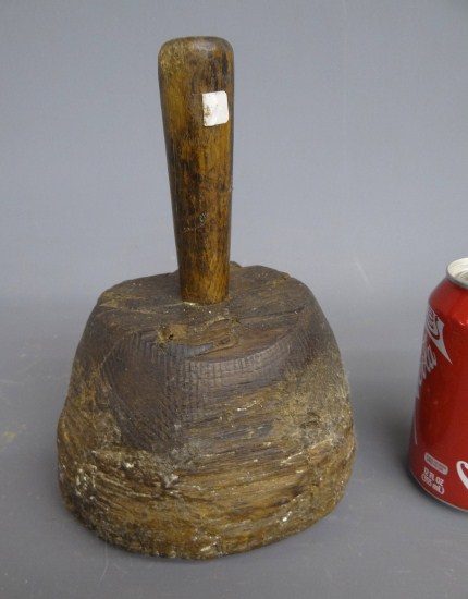 Early mallet. 9'' Ht.