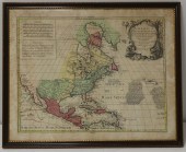 EARLY MAP AMERICA SEPTENTRIONA