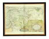 EARLY MAP OF FRIESLAND.  ''Utr