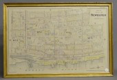 Early map of Newburgh N.Y. in