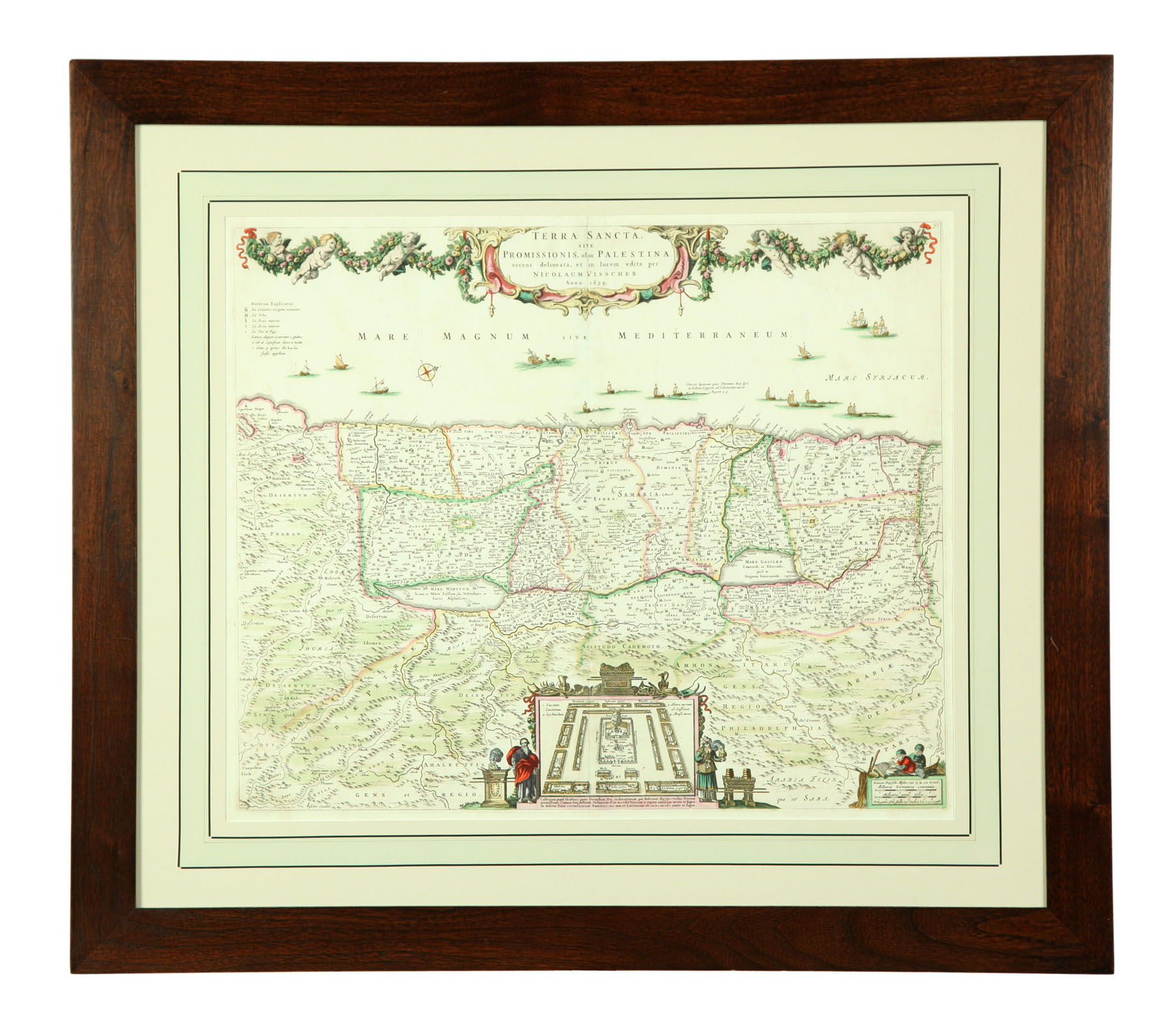 EARLY MAP OF THE HOLY LAND. 