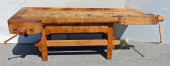 EARLY MAPLE WORKBENCH WITH DOU