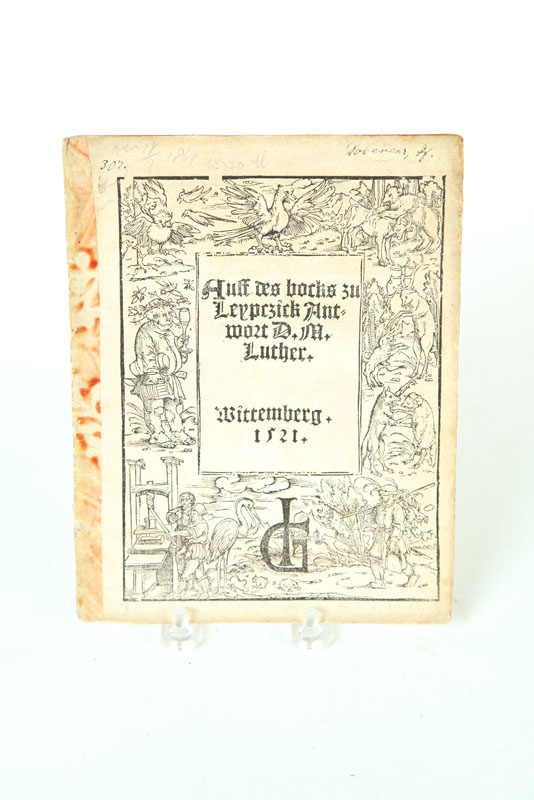EARLY MARTIN LUTHER IMPRINT. 