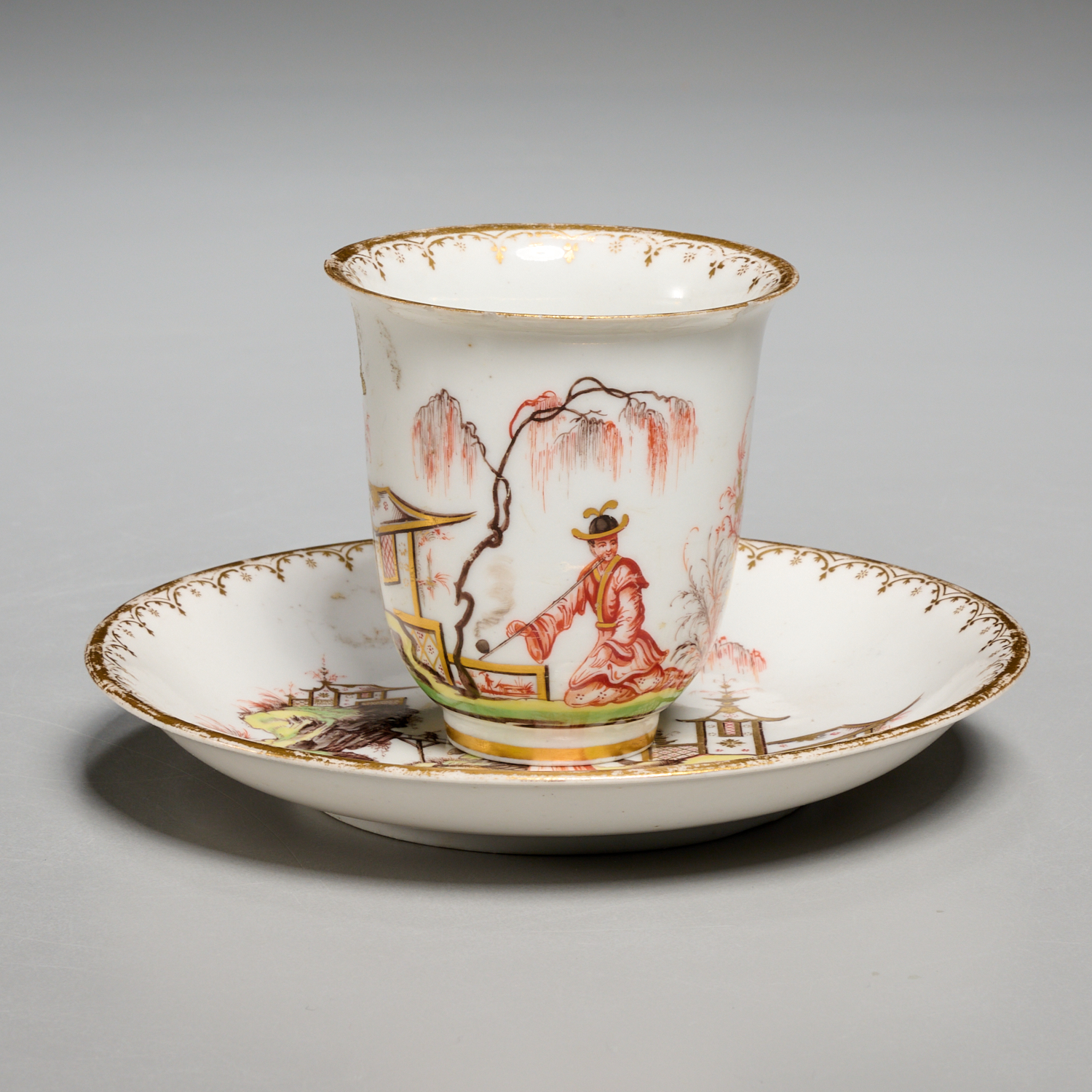 EARLY MEISSEN (ATTRIB) CHOCOLATE