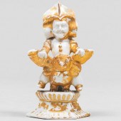 EARLY MEISSEN GILT-DECORATED P