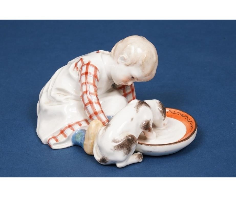 Early Meissen porcelain group