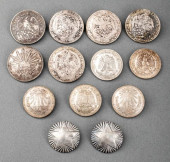 EARLY MEXICAN SILVER COIN MOUN