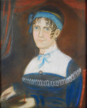 EARLY-MID 19TH C. NAIVE PORTRA