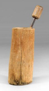 Early mortar and pestle, morta
