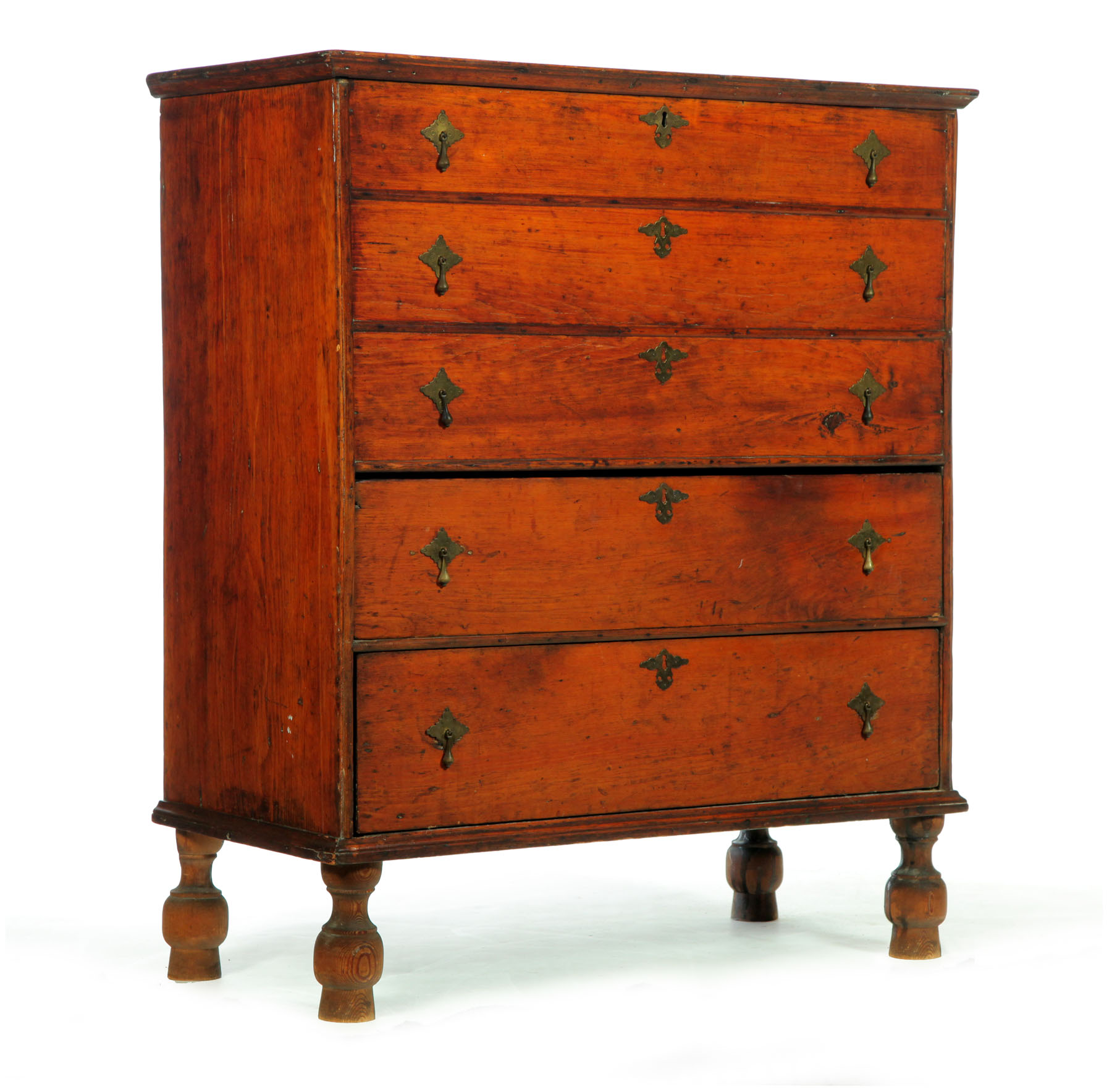 EARLY MULE CHEST.  New England  1st