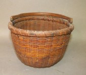 EARLY NANTUCKET STYLE BASKET W