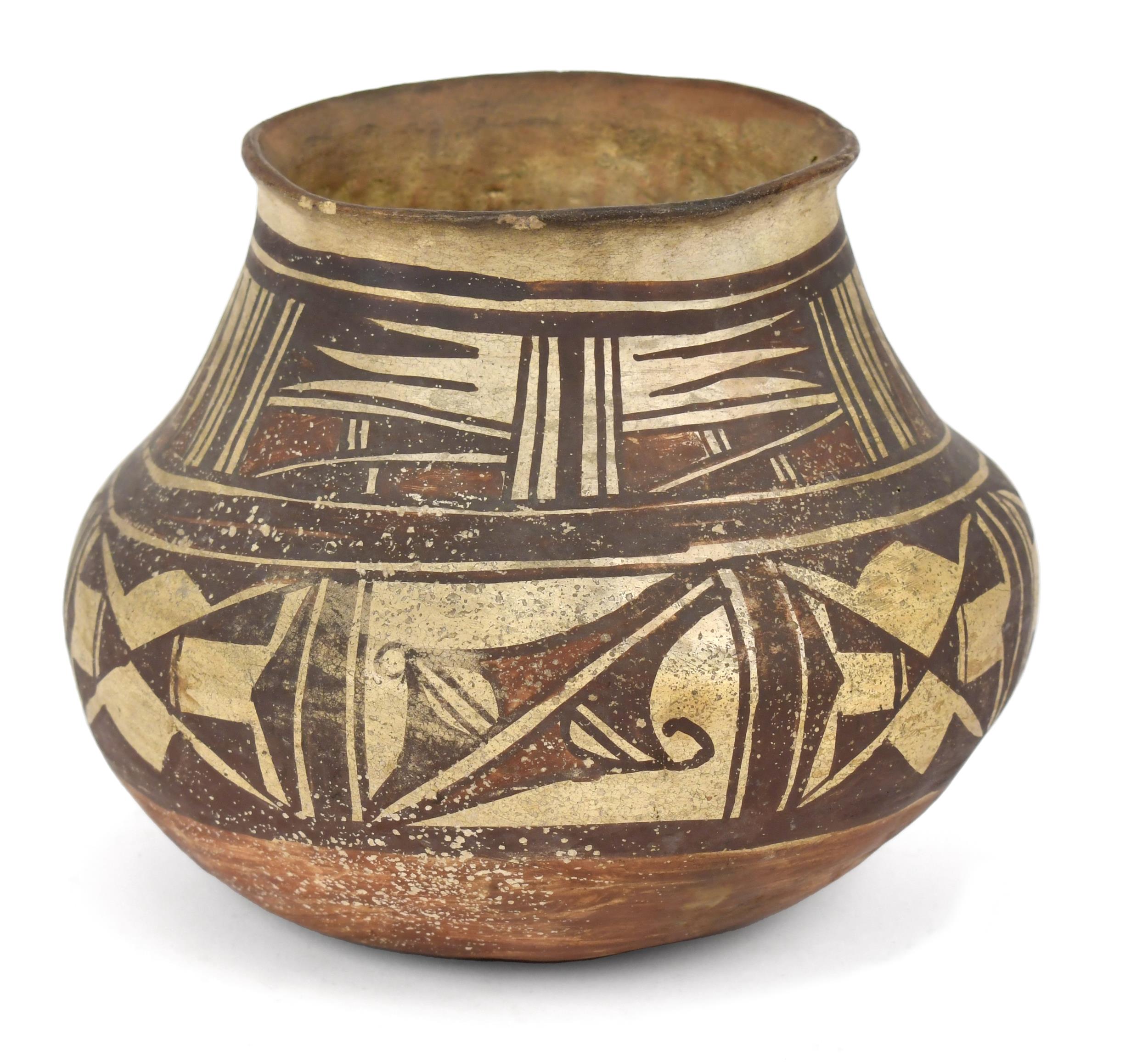 EARLY NATIVE AMERICAN ACOMA OLLA.