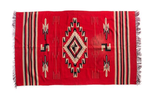 EARLY NAVAJO CHIMAYO ROLLING LOG