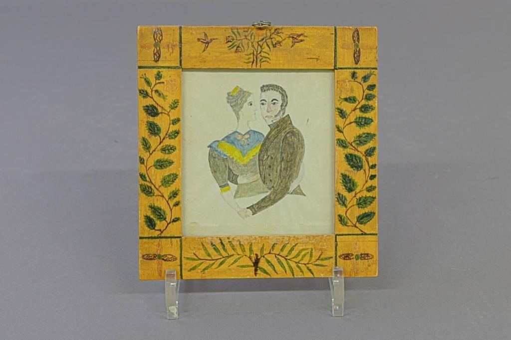 Early New England miniature