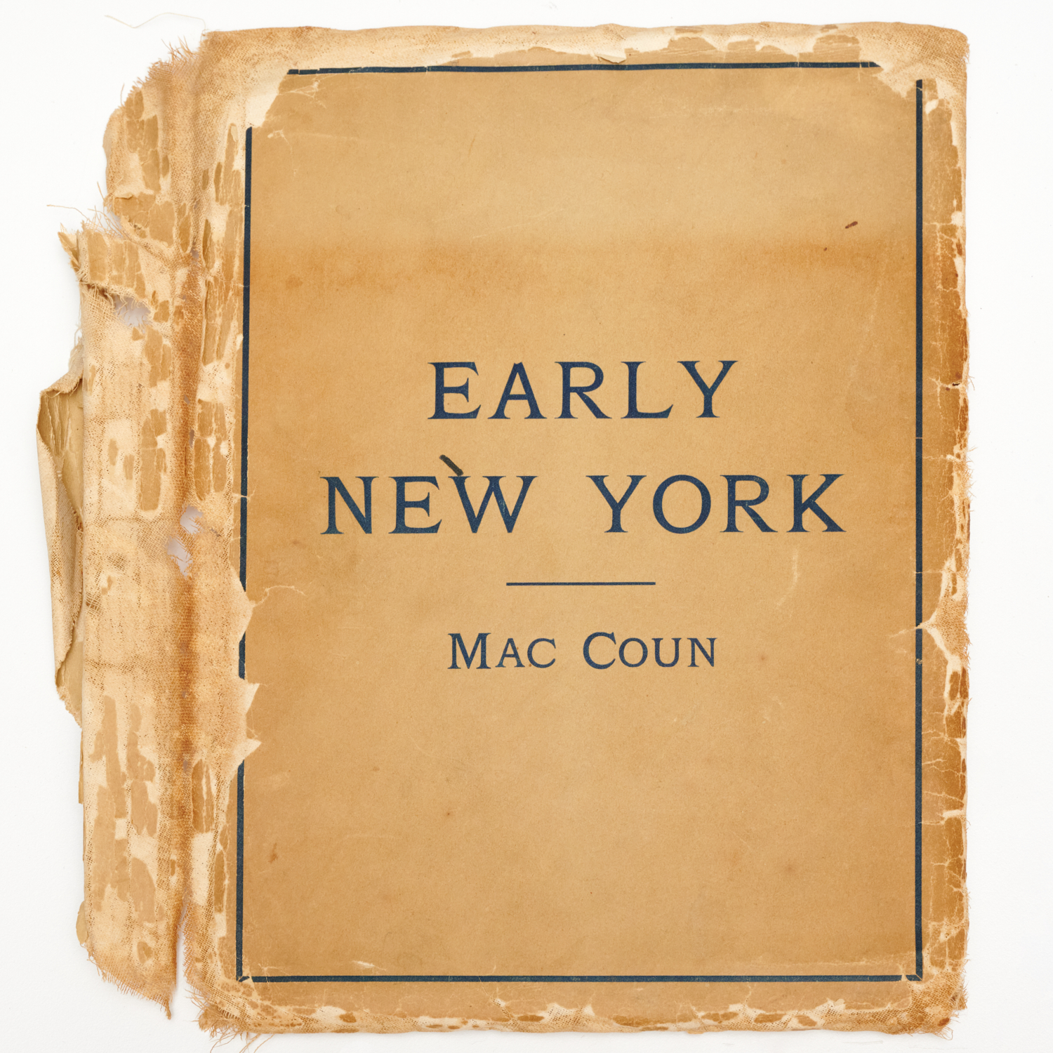 EARLY NEW YORK, MACCOUN, (3)