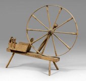 Early oak bobbin winder, oak a