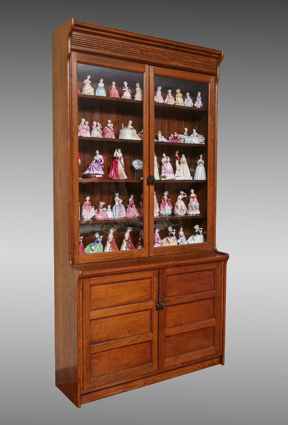 EARLY OAK DRUG STORE CABINET: Early