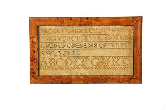 EARLY OHIO SAMPLER.  Betsey  Mason