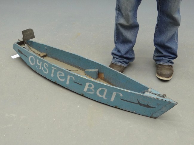 Early ''Oyster Bar'' painted wooden