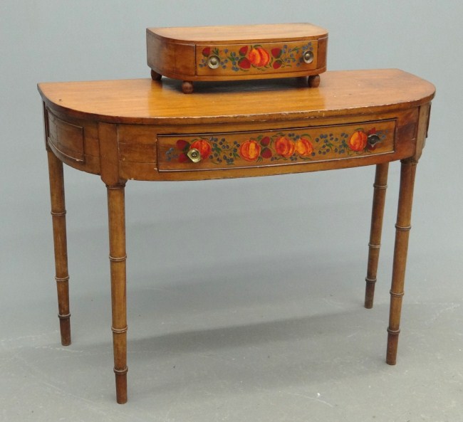 Early painted serving table. 41'' W
