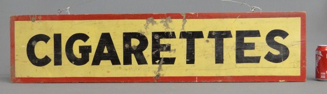 Early painted wooden ''Cigarettes''