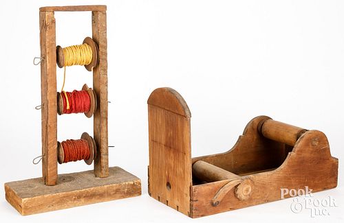 EARLY PENNSYLVANIA WOODEN TAPE