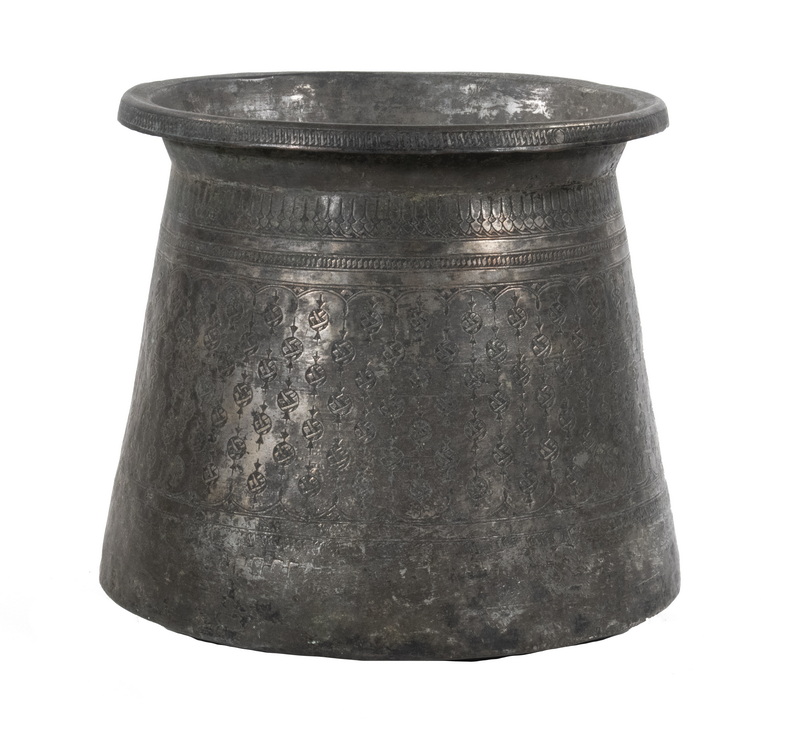 EARLY PERSIAN ENGRAVED TINNED