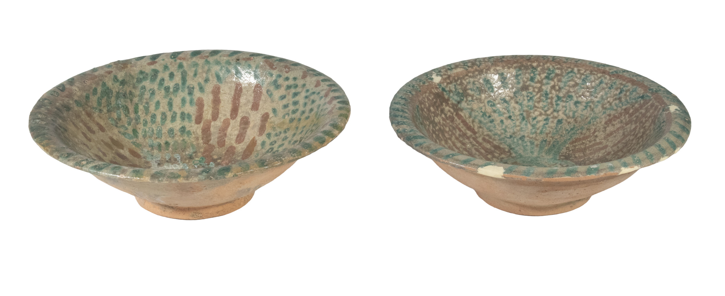 EARLY PERSIAN SPLASHED GLAZED