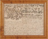 Early Philadelphia ink and wat