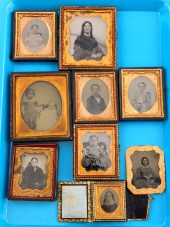 EARLY PHOTOGRAPHY, ELEVEN PIEC