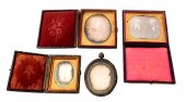 EARLY PHOTOGRAPHY, FOUR CASED