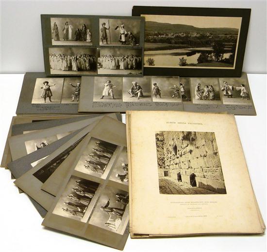 Early photos mounted on