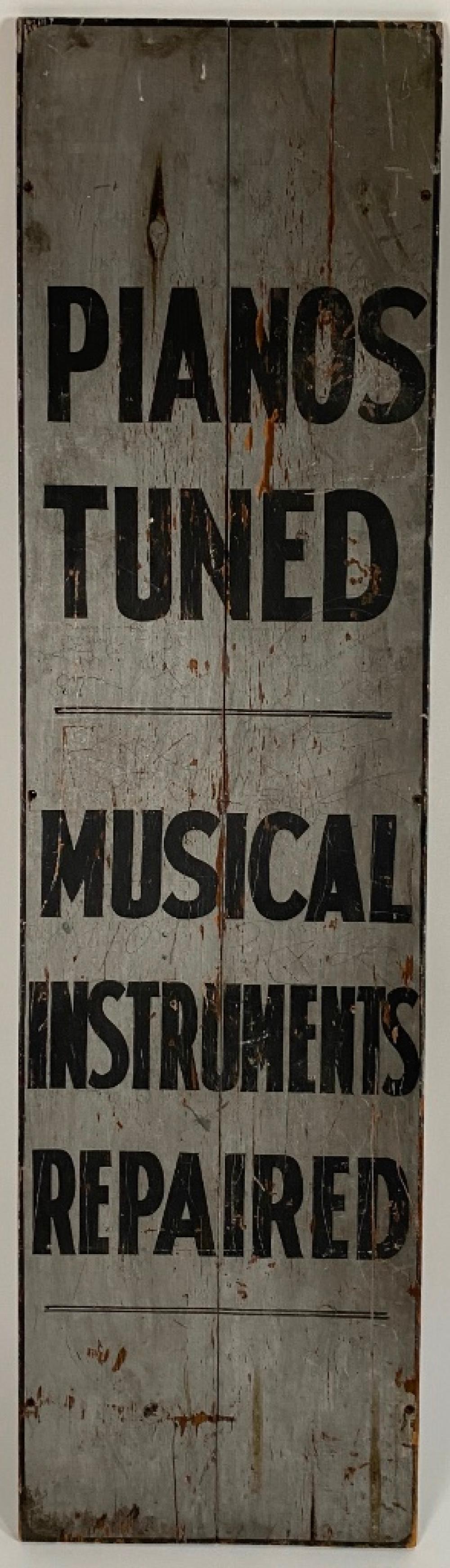 EARLY “PIANOS TUNED MUSICAL