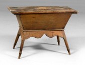Early pine dough trough, pine