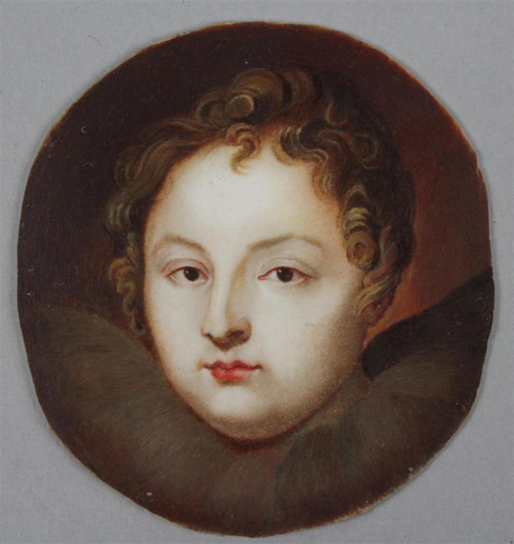 EARLY PORTRAIT MINATURE IN