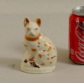 EARLY POSSIBLY CREAMWARE CAT F