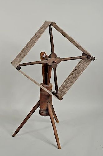 EARLY POSSIBLY SHAKER TURNED WOOD