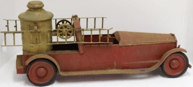 EARLY PRESSED STEEL 5 PUMPER