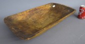 Early primitive dugout bowl. 1