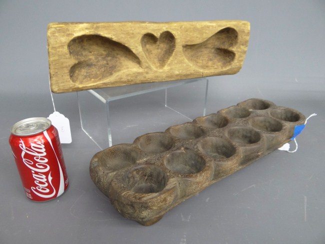 Early primitive heart mold along