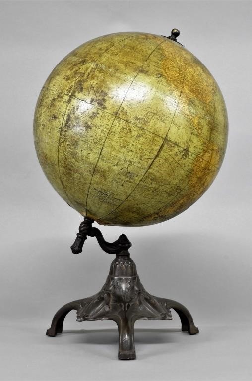 Early printed globe of the world on