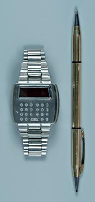 Early Pulsar calculator watch,