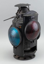 EARLY RAILROAD FOUR-WAY SWITCH
