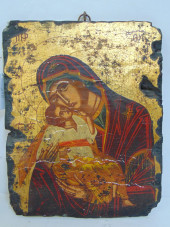EARLY RELIGIOUS ICON, MADONNA