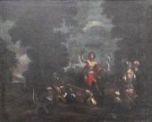 EARLY RELIGIOUS OIL ON CANVAS,